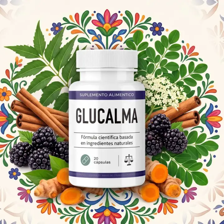 Glucalma cápsulas - envase original mexicano con 20 cápsulas
